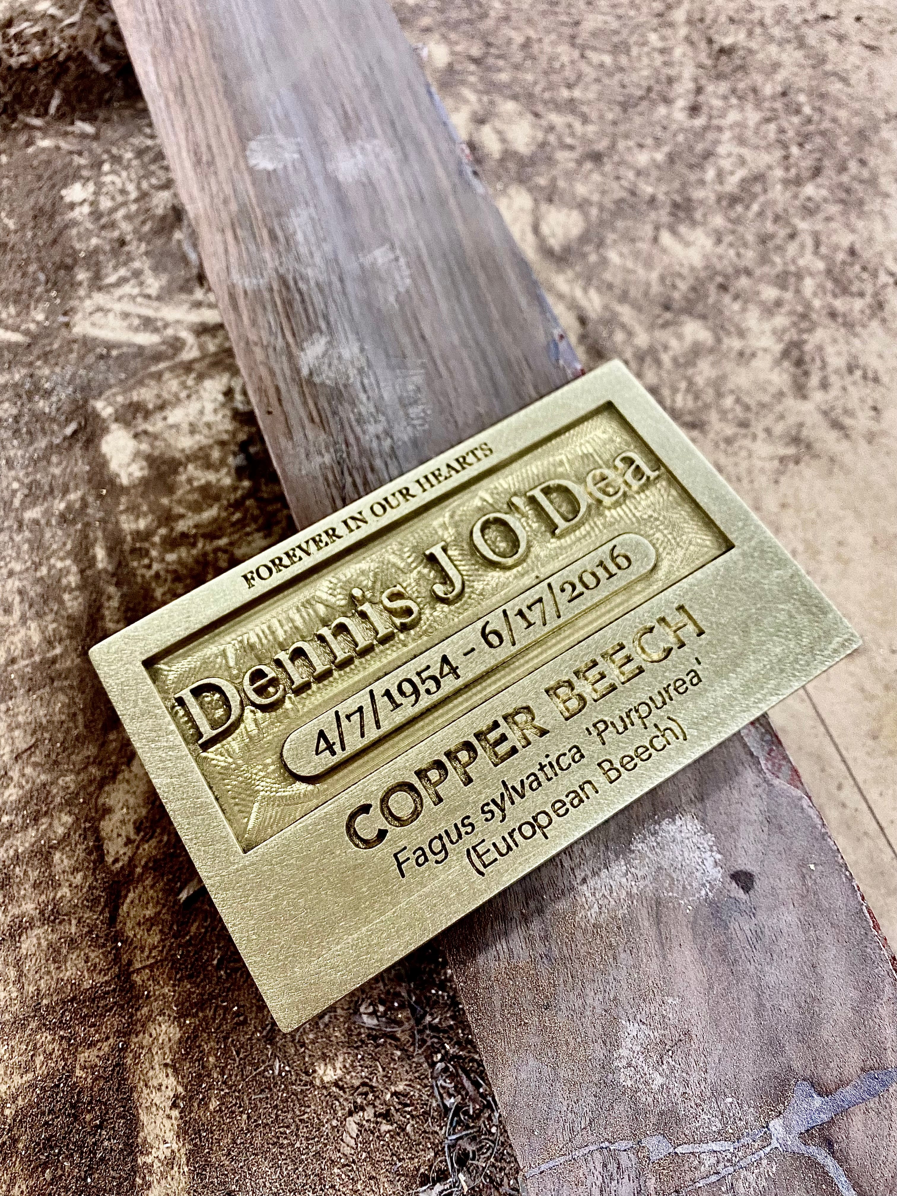 Heirloom Memorial Tree Marker