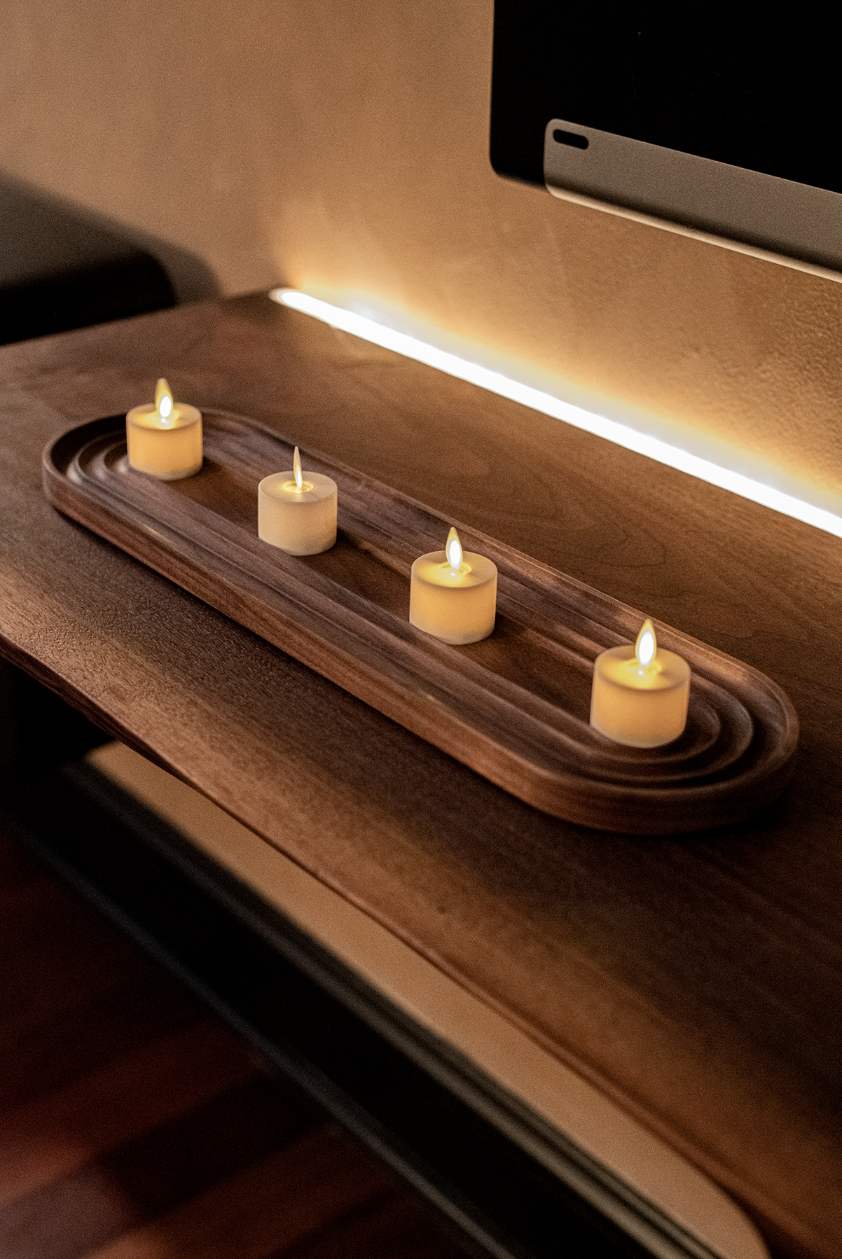 Ridge Tealight Tray